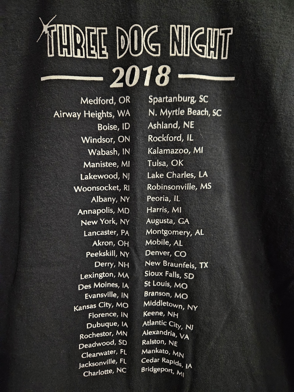 Three Dog Night Tour Band Tee - Picture 9 of 9